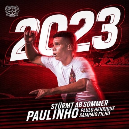 Paulinho - Vasco de Gama'dan Leverkusen'e (27 milyon euro)
