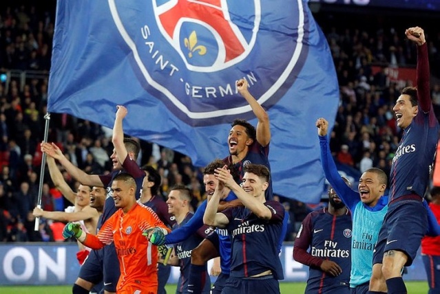 Ligin bitimine beş hafta kala şampiyonluğunu ilan eden PSG, Şampiyonlar Ligi biletini de cebine koydu.