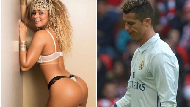 Eski Miss Bumbum güzeli Erika Canela, Real Madrid'in dünyaca ünlü yıldızı Cristiano Ronaldo'ya dava açıyor.