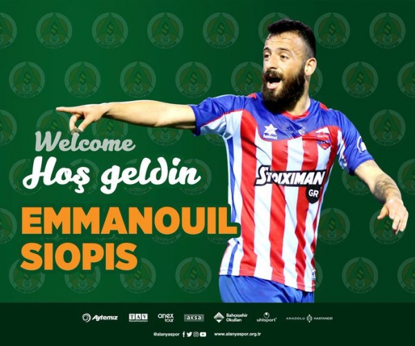 Emmanouil Siopis - Aris => Aytemiz Alanyaspor