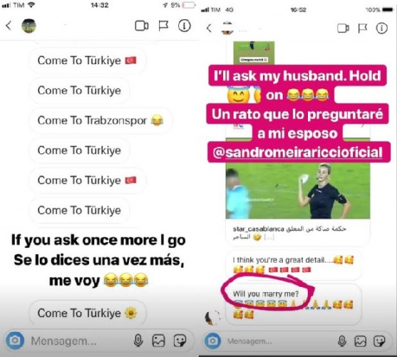 Fernada Colombo, Instagram hesabından yaptığı soru-cevaplarda kendisine Türkiye'den gelen soruları da paylaştı.