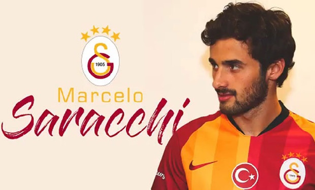 Galatasaray Kulübü, RB Leipzig'in savunma oyuncusu Marcelo Saracchi'yi 1.5 yıllığına kiraladığını Kamuyu Aydınlatma Platformu'na (KAP) bildirdi.