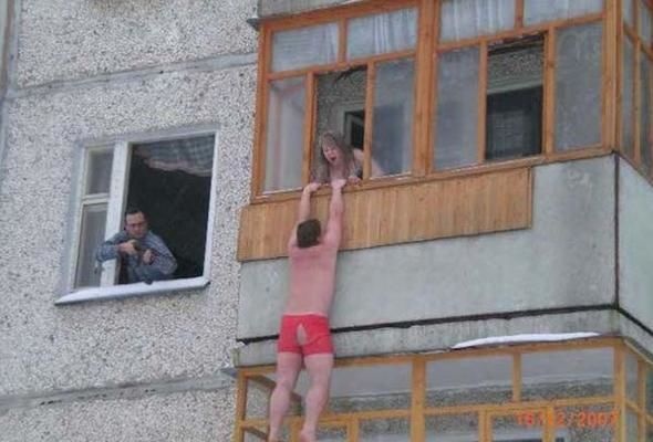 İşte Rus balkonlarından ilgi çeken kareler...