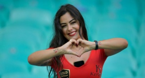 Copa America'da tribünlerden renkli kareler