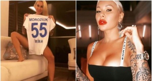 Irina Moroziuk soyundu, sınırları zorladı!