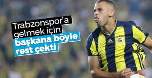 Slimani, Trabzonspor'a gelmek için rest çekti