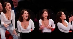Maçı bırakıp onu izlediler! Garden'da Bella Hadid rüzgarı
