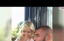 Kızından Burak Yılmaz'a: "Baba 3 gol atacaksın..."