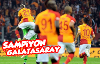 Galatasaray şampiyonluğunu ilan etti!