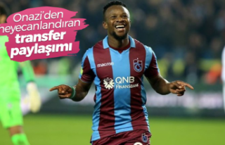 Onazi'den heyecanlandıran transfer paylaşımı