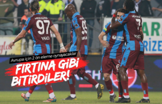 Rize'de kazanan Trabzonspor!