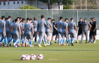 Trabzonspor antrenmanında korku dolu anlar!
