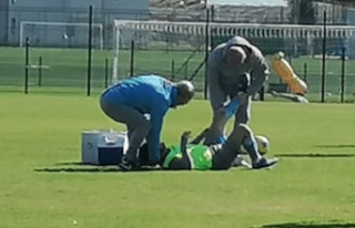 Trabzonspor'da korkutan sakatlık! Antrenmanı...
