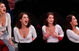 Maçı bırakıp onu izlediler! Garden'da Bella Hadid rüzgarı